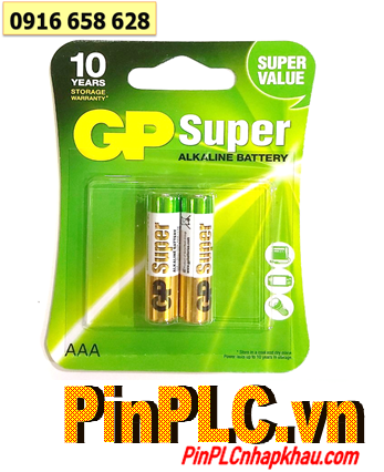 GP SUPER 24AUOJ-2U2; Pin Alkaline 1.5v AAA GP SUPER 24AUOJ-2U2 
